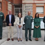 La alcaldesa, la delegada del Gobierno en Madrid y el General Berrocal visitan las obras del cuartel en su fase final