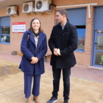 La alcaldesa reivindica una educación pública de calidad en la visita a Ciempozuelos de Juan Lobato, portavoz del PSOE en la Asamblea de Madrid
